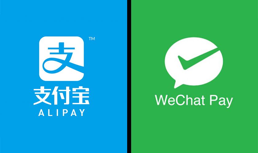 We accept Alipay and WeChat